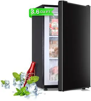 Mini Upright freezer 3.6 Cubic Feet with Reversible Stainless Steel Door | Small freezer Single Door Compact Freezer with 3-Speed Temperature Adjustment for Home/Dorms/Office, Black Mini Upright freezer 3.6 Cubic Feet with Reversible Stainless Steel Door | Small freezer Single Door Compact Freezer with 3-Speed Temperature Adjustment for Home/Dorms/Office, Black