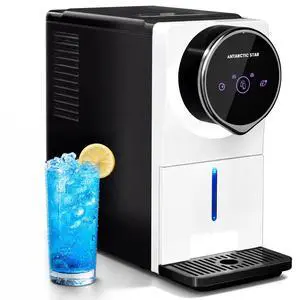 Nugget Ice Maker Countertop, Gen 2 Self-Cleaning Portable Ice Machine, 33 lbs/24H, 1.8L Water Tank, 1.5 lbs Ice Storage, Touch Screen & Auto Ice Drop, for Home/Office/Kitchen Nugget Ice Maker Countertop, Gen 2 Self-Cleaning Portable Ice Machine, 33 lbs/24H, 1.8L Water Tank, 1.5 lbs Ice Storage, Touch Screen & Auto Ice Drop, for Home/Office/Kitchen