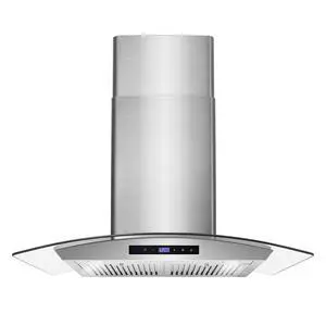 30 in. Vista Coll 380 CFM Ducted Wall Mount Range Hood LED, Stainless Steel | COS-668AS750 Soft Touch Controls, 3 Fan Speeds, Glass Visor, Permanent Dishwasher-Safe Baffle Filters 30 in. Vista Coll 380 CFM Ducted Wall Mount Range Hood LED, Stainless Steel | COS-668AS750 Soft Touch Controls, 3 Fan Speeds, Glass Visor, Permanent Dishwasher-Safe Baffle Filters