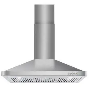 36 in. Vista Coll 380 CFM Ducted Wall Mount Range Hood LED, Stainless Steel | COS-63190 Push Button Controls, 3 Fan Speeds, Permanent Dishwasher-Safe Baffle Filters, Backdraft Damper 36 in. Vista Coll 380 CFM Ducted Wall Mount Range Hood LED, Stainless Steel | COS-63190 Push Button Controls, 3 Fan Speeds, Permanent Dishwasher-Safe Baffle Filters, Backdraft Damper