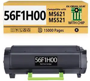 56F1H00 High Yield Toner Cartridges Compatible for Lexmark MS321 | 56F1H00 56F1000 Toner for MS421 MS521 MS621 MS622 MX321 MX421 MX521 MX522 MX622 Printer Toner (15000 Pages, With Chip) 56F1H00 High Yield Toner Cartridges Compatible for Lexmark MS321 | 56F1H00 56F1000 Toner for MS421 MS521 MS621 MS622 MX321 MX421 MX521 MX522 MX622 Printer Toner (15000 Pages, With Chip)