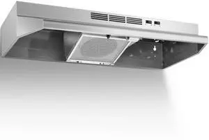 36 inch Under Cabinet Range Hood, 400 CFM Convertible Vent Hood (Ducted/Ductless), 2-Speed Exhaust Fan with Rocker Switch Control, Stainless Steel, Multiple Venting Options for Kitchen Stove 36 inch Under Cabinet Range Hood, 400 CFM Convertible Vent Hood (Ducted/Ductless), 2-Speed Exhaust Fan with Rocker Switch Control, Stainless Steel, Multiple Venting Options for Kitchen Stove