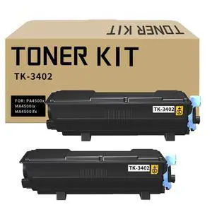 TK-3402 Toner Cartridge TK3402 Black 2 Pack Compatible for TK-3402 TK3402K for ECOSYS PA4500x MA4500ix MA4500ifx Printer Black TK-3402 Toner Cartridge TK3402 Black 2 Pack Compatible for TK-3402 TK3402K for ECOSYS PA4500x MA4500ix MA4500ifx Printer Black