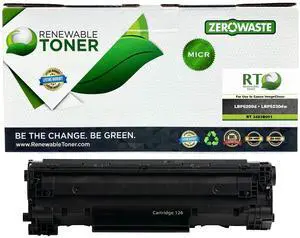 126 RT MICR Compatible Toner Replacement for Canon CRG 126 3483B001 ImageCLASS LBP6200d LBP6230dw | Magnetic Ink Check Printing Cartridge 126 RT MICR Compatible Toner Replacement for Canon CRG 126 3483B001 ImageCLASS LBP6200d LBP6230dw | Magnetic Ink Check Printing Cartridge
