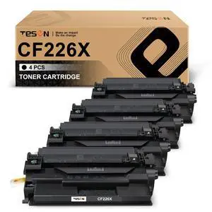 CF226X Toner Compatible for HP 26X Toner Cartridge High Yield Black 4-Pack | Compatible for Pro M402n M402dn M402d M402dw MFP M426dw M426fdw M402 M426 Printer CF226X Toner Compatible for HP 26X Toner Cartridge High Yield Black 4-Pack | Compatible for Pro M402n M402dn M402d M402dw MFP M426dw M426fdw M402 M426 Printer