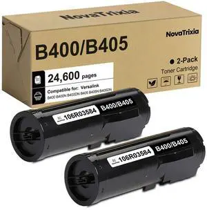 VersaLink B400 B405 Toner Cartridge Compatible for Xerox B400 B400N B400DN B405 B405DN Laser Printer Extra High Capacity 106R03584 Toner Cartridge High Yield Ink 24,600 Pages (Black, 2-Pack) VersaLink B400 B405 Toner Cartridge Compatible for Xerox B400 B400N B400DN B405 B405DN Laser Printer Extra High Capacity 106R03584 Toner Cartridge High Yield Ink 24,600 Pages (Black, 2-Pack)