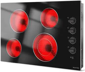 30 Inch Electric Cooktop, Glass Protection Metal Frame, Knob Control | Built-in Radiant Stove Top, Dual Ring Expandable Burner, 220-240V Hardwired, Perfect for Seniors, 4 Burner Ceramic Cooktop 30 Inch Electric Cooktop, Glass Protection Metal Frame, Knob Control | Built-in Radiant Stove Top, Dual Ring Expandable Burner, 220-240V Hardwired, Perfect for Seniors, 4 Burner Ceramic Cooktop