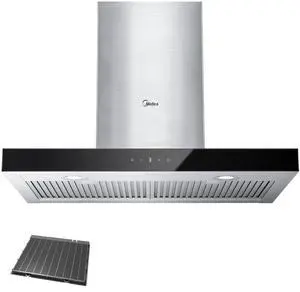 Range Hood 30 Inch 450 CFM Wall Mount Ducted/Ductless Convertible | 3 Speed Exhaust Fan Kitchen Island Stainless Steel Gesture Sensing Touch Control Vent Hood Baffle Filters, 2 LED Lights Range Hood 30 Inch 450 CFM Wall Mount Ducted/Ductless Convertible | 3 Speed Exhaust Fan Kitchen Island Stainless Steel Gesture Sensing Touch Control Vent Hood Baffle Filters, 2 LED Lights