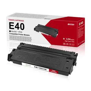 1 Pack E40 Toner Cartridge Black: E30 E31 E20 E16 Compatible for Canon | PC-170 PC-920 PC-921 PC-150 PC-980 PC-430 PC-140 PC-940 PC-950 PC-795 PC-745 PC-400 Printer, 4,200 Pages Each 1 Pack E40 Toner Cartridge Black: E30 E31 E20 E16 Compatible for Canon | PC-170 PC-920 PC-921 PC-150 PC-980 PC-430 PC-140 PC-940 PC-950 PC-795 PC-745 PC-400 Printer, 4,200 Pages Each