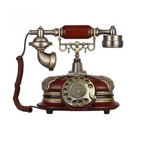 Retro Vintage Antique Style Rotary Dial Button Desk Telephone Phone Home Living Room Decor Retro Vintage Antique Style Rotary Dial Button Desk Telephone Phone Home Living Room Decor