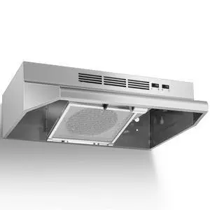 Under Cabinet Range Hood 24 Inch, 400 CFM Stainless Steel Convertible Vent Hood with 2 Speed Exhaust Fan and Rocker Switch Control, Ducted/Ductless Kitchen Hood with Multiple Venting Options Under Cabinet Range Hood 24 Inch, 400 CFM Stainless Steel Convertible Vent Hood with 2 Speed Exhaust Fan and Rocker Switch Control, Ducted/Ductless Kitchen Hood with Multiple Venting Options