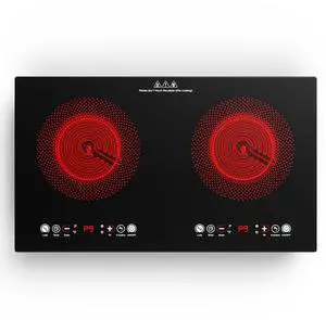 Electric cooktop,110V 24 inch 2 Burner Electric Cooktop,Built-in and Countertop Stove Top,2200W Stove,9 Power Levels, Kids Lock & Timer,LED touch control,Overheat Protection Electric cooktop,110V 24 inch 2 Burner Electric Cooktop,Built-in and Countertop Stove Top,2200W Stove,9 Power Levels, Kids Lock & Timer,LED touch control,Overheat Protection