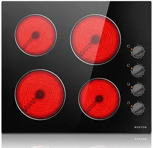 24 Inch Electric Cooktop 4 Burners Electric Stove Top, Built-in 24" | Built-in 24" Radiant Ceramic Cooktop, Knob Control, Suit for Seniors,Hot Surface Indicator, 6000W, 220-240v HardWire, No Plug 24 Inch Electric Cooktop 4 Burners Electric Stove Top, Built-in 24" | Built-in 24" Radiant Ceramic Cooktop, Knob Control, Suit for Seniors,Hot Surface Indicator, 6000W, 220-240v HardWire, No Plug