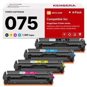 075 Toner Cartridge Set Compatible for Canon 075 075H Color ImageCLASS | LBP646Cdw Toner for MF663Cdw MF665Cdw MF660 MF662Cdw LBP647Cdw LBP640 Series Printer (4 Pack,BMCY) 075 Toner Cartridge Set Compatible for Canon 075 075H Color ImageCLASS | LBP646Cdw Toner for MF663Cdw MF665Cdw MF660 MF662Cdw LBP647Cdw LBP640 Series Printer (4 Pack,BMCY)