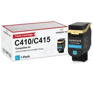 C410 Toner Cartridge Compatible for Xerox 006R04678 Cyan Toner Cartridges Compatible for Xerox Genuine C410 C410DN C415 C415DN Printers Standard Capacity 2,000 Pages 1-Pack C410 Toner Cartridge Compatible for Xerox 006R04678 Cyan Toner Cartridges Compatible for Xerox Genuine C410 C410DN C415 C415DN Printers Standard Capacity 2,000 Pages 1-Pack