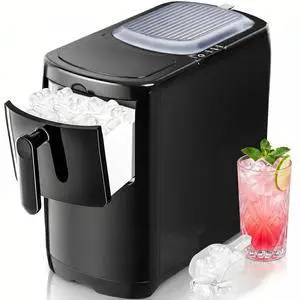 Portable Ice Maker Countertop, 18Lbs/24H Self-Cleaning Ice Machine with One-Touch Operation & Ice Scoop Included, for Home Kitchen Office, Black Portable Ice Maker Countertop, 18Lbs/24H Self-Cleaning Ice Machine with One-Touch Operation & Ice Scoop Included, for Home Kitchen Office, Black