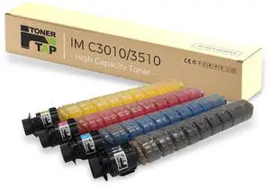 TonerTap Compatible Toner Cartridge 4-Pack for Ricoh IM C3010, IM 3510, IM C2510, High-Yield Replacement for Ricoh 842550 842551 842552 842553 IMC3010, IM3510, IM C2510 Toner with Chip TonerTap Compatible Toner Cartridge 4-Pack for Ricoh IM C3010, IM 3510, IM C2510, High-Yield Replacement for Ricoh 842550 842551 842552 842553 IMC3010, IM3510, IM C2510 Toner with Chip