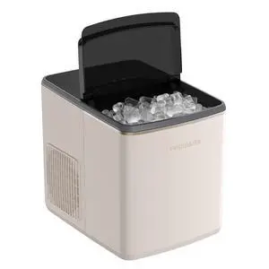 Countertop Ice Maker, 26 lbs per Day Fast Bullet Ice Making Machine with Touch Display, 9 Pieces in 715 Minutes, Portable Ice Machine for Home Kitchen, Office & RV, Vanilla Countertop Ice Maker, 26 lbs per Day Fast Bullet Ice Making Machine with Touch Display, 9 Pieces in 715 Minutes, Portable Ice Machine for Home Kitchen, Office & RV, Vanilla
