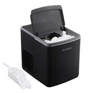 Countertop Ice Maker, 26 lbs per Day Fast Bullet Ice Making Machine with Touch Display, 9 Pieces in 715 Minutes, Portable Ice Machine for Home Kitchen, Office & RV, Onyx Countertop Ice Maker, 26 lbs per Day Fast Bullet Ice Making Machine with Touch Display, 9 Pieces in 715 Minutes, Portable Ice Machine for Home Kitchen, Office & RV, Onyx