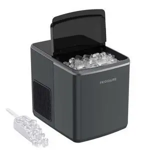 Countertop Ice Maker, 26 lbs per Day Fast Bullet Ice Making Machine with Touch Display, 9 Pieces in 715 Minutes, Portable Ice Machine for Home Kitchen, Office & RV, Grey Countertop Ice Maker, 26 lbs per Day Fast Bullet Ice Making Machine with Touch Display, 9 Pieces in 715 Minutes, Portable Ice Machine for Home Kitchen, Office & RV, Grey