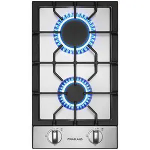 12 Inch Gas Cooktop 2 Burners, Drop-in Natural Gas Hob with Thermocouple Protection, LPG/NG Convertible Dual Fuel Propane Stove Top, Stainless Steel 12 Inch Gas Cooktop 2 Burners, Drop-in Natural Gas Hob with Thermocouple Protection, LPG/NG Convertible Dual Fuel Propane Stove Top, Stainless Steel