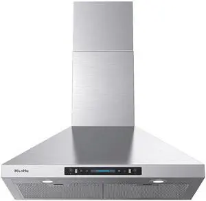 Wall Mount Range Hood 30 Inch, Ductless/Ducted Convertible, 780 CFM Stainless Kitchen Hood, with Upgraged Stainless Steel Mesh Filters, Gesture & Touch Control Wall Mount Range Hood 30 Inch, Ductless/Ducted Convertible, 780 CFM Stainless Kitchen Hood, with Upgraged Stainless Steel Mesh Filters, Gesture & Touch Control