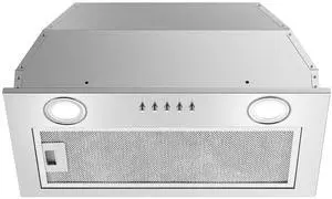 Range Hood Insert 20 Inch Stainless Steel with 5-layer Mesh Filter, Hood Vent for Kitchen Built-in Mount Dual LED, Ducted/Ductless Convertible Kitchen Exhaust Fan, Push Button Control Range Hood Insert 20 Inch Stainless Steel with 5-layer Mesh Filter, Hood Vent for Kitchen Built-in Mount Dual LED, Ducted/Ductless Convertible Kitchen Exhaust Fan, Push Button Control