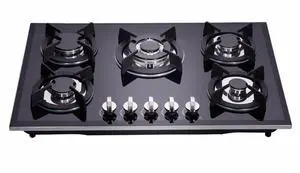 30 Inch Dual Fuel Gas Cooktop - 5 Burners, Tempered Glass, Drop-In, Sealed, DK157-A01S 30 Inch Dual Fuel Gas Cooktop - 5 Burners, Tempered Glass, Drop-In, Sealed, DK157-A01S