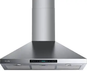 Wall Mount Range Hood 36 Inch, Ductless/Ducted Convertible, 780 CFM Stainless Kitchen Hood, with Aluminum Filters, Gesture & Touch Control Wall Mount Range Hood 36 Inch, Ductless/Ducted Convertible, 780 CFM Stainless Kitchen Hood, with Aluminum Filters, Gesture & Touch Control