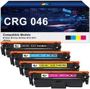 046 Toner Cartridge Set Replacement for Canon 046 046H Toner Cartridges | Compatible with ImageCLASS MF733Cdw,LBP654Cdw, MF731Cdw, MF735Cdw Laser Printer(4 Pack,with Chip) 046 Toner Cartridge Set Replacement for Canon 046 046H Toner Cartridges | Compatible with ImageCLASS MF733Cdw,LBP654Cdw, MF731Cdw, MF735Cdw Laser Printer(4 Pack,with Chip)