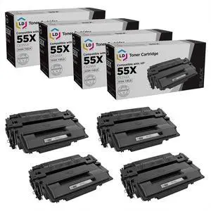 Products Compatible Toner Replacement for HP 55X CE255X (Black 4-Pack) Products Compatible Toner Replacement for HP 55X CE255X (Black 4-Pack)