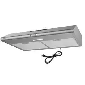 Under Cabinet Range Hood, 30 inch Vent Hood With 3 Speed Exhaust Fan | Ducted And Ductless Convertible, LED Bright Light Bulbs and Charcoal Filter, Stainless Steel Filter Under Cabinet Range Hood, 30 inch Vent Hood With 3 Speed Exhaust Fan | Ducted And Ductless Convertible, LED Bright Light Bulbs and Charcoal Filter, Stainless Steel Filter