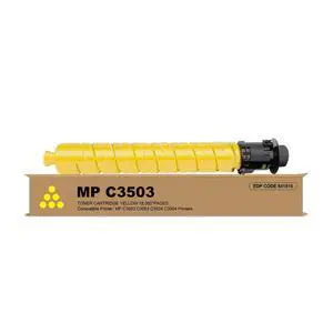 Remanufactured MP C3503 C3504 for 841816 Toner Cartridge Replacement for Ricoh Aficio Lanier Savin MP C3503 C3003 C3504 C3004 Printer (1×Yellow) Remanufactured MP C3503 C3504 for 841816 Toner Cartridge Replacement for Ricoh Aficio Lanier Savin MP C3503 C3003 C3504 C3004 Printer (1×Yellow)