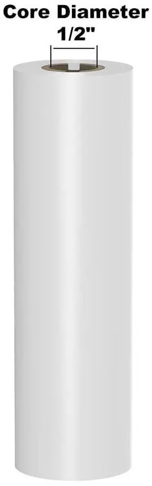 Premium Ink Ribbon on 1/2" Core, White, 4.3" x 164' | Compatible with LabelTac 4 Printer, DuraLabel Toro, Bronco, SafetyPro 4G and Other Printers Premium Ink Ribbon on 1/2" Core, White, 4.3" x 164' | Compatible with LabelTac 4 Printer, DuraLabel Toro, Bronco, SafetyPro 4G and Other Printers