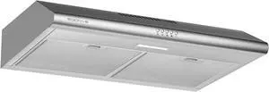 30 inch Stainless Steel Under Cabinet Range Hood, Slim Kitchen Vent Hood Ducted/Ductless Convertible with 3 Speed Controls, 5-Layer Aluminum Filters,LED Lights (Silver) 30 inch Stainless Steel Under Cabinet Range Hood, Slim Kitchen Vent Hood Ducted/Ductless Convertible with 3 Speed Controls, 5-Layer Aluminum Filters,LED Lights (Silver)
