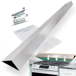 36" Slide In Range or Stove Rear Filler Trim Kit, Universal Fill Strip for Gap Between Slide-In Stove Range and Wall, W10113901A Compatible with Whirlpool and Most Brand, Durable Aluminum, Sliver 36" Slide In Range or Stove Rear Filler Trim Kit, Universal Fill Strip for Gap Between Slide-In Stove Range and Wall, W10113901A Compatible with Whirlpool and Most Brand, Durable Aluminum, Sliver