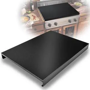 Gas Stove Cover Board, Resistance to Heat Range Covers for Gas Stove | Large Black Stove Top Covers (L30 x W22'' x H2.75 '') with Anti-slip Silicone Feet, Anti-collision Corner Guards Gas Stove Cover Board, Resistance to Heat Range Covers for Gas Stove | Large Black Stove Top Covers (L30 x W22'' x H2.75 '') with Anti-slip Silicone Feet, Anti-collision Corner Guards