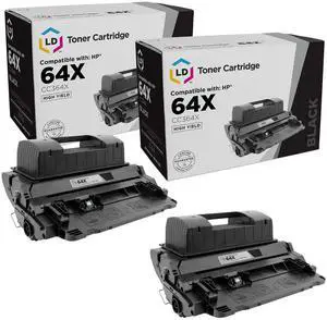 Products Compatible Toner Replacement for HP 64 64X CC364X (Black, 2-Pk) Products Compatible Toner Replacement for HP 64 64X CC364X (Black, 2-Pk)