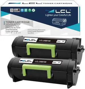 Compatible Toner Cartridge Replacement for Lexmark 24B6186 16000 Pages M3150 XM3150 XM3150H (2-Pack Black) Compatible Toner Cartridge Replacement for Lexmark 24B6186 16000 Pages M3150 XM3150 XM3150H (2-Pack Black)