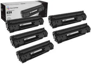 Products Compatible Toner Replacement for HP Toner CF283X (Black, 5-Pk) Products Compatible Toner Replacement for HP Toner CF283X (Black, 5-Pk)