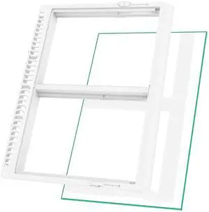 UPGRADED 240364787 Refrigerator Crisper Drawer Cover with 240350608 Crisper Glass Replacement Compatible with Frigidaire kenmore Refrigerator Drawer Replacement, Fridge Crisper Pan Drawer Cover UPGRADED 240364787 Refrigerator Crisper Drawer Cover with 240350608 Crisper Glass Replacement Compatible with Frigidaire kenmore Refrigerator Drawer Replacement, Fridge Crisper Pan Drawer Cover