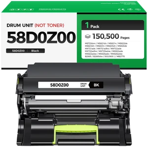 58D0Z00 Imaging Unit (Not Toner) Replacement for Lexmark 58D0Z00 Drum Unit Compatible with Lexmark MS725 MS821 MS822 MS823 MS824 MS825 MS826 MX721 MX722 MX725 MX822 MX824 MX826 B2865dw Laser Printer 58D0Z00 Imaging Unit (Not Toner) Replacement for Lexmark 58D0Z00 Drum Unit Compatible with Lexmark MS725 MS821 MS822 MS823 MS824 MS825 MS826 MX721 MX722 MX725 MX822 MX824 MX826 B2865dw Laser Printer