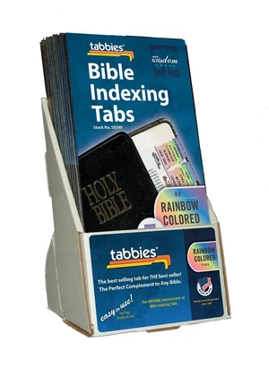 Noah's Ark Rainbow Laminated Bible Tabs, 20-Pack Display, 1x1/4in Laminated For Strength And Durability; Wraparound Construction And Positioning Guides Support Consistent, Lasting Placement Noah's Ark Rainbow Laminated Bible Tabs, 20-Pack Display, 1x1/4in Laminated For Strength And Durability; Wraparound Construction And Positioning Guides Support Consistent, Lasting Placement