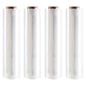 Stretch Wrap 18 Inch, 80 Gauge Pallet Wrap, 4 Rolls Stretch Wrap 18 Inch, 80 Gauge Pallet Wrap, 4 Rolls