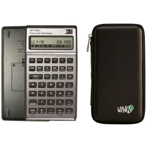 HP 17B II Plus/Hewlett Packard 17BII+ Financial Scientific Calculator + Protective Case Black HP 17B II Plus/Hewlett Packard 17BII+ Financial Scientific Calculator + Protective Case Black