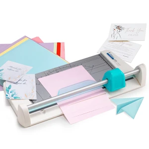 4-in-1 Portable Rotary Paper Cutter for Crafting, 12 Inch Cutting Length Multifunctional Rotary Paper Trimmer with Straight, Perforating, Wavy& Folding for Cardstock, Craft Paper and Photos 4-in-1 Portable Rotary Paper Cutter for Crafting, 12 Inch Cutting Length Multifunctional Rotary Paper Trimmer with Straight, Perforating, Wavy& Folding for Cardstock, Craft Paper and Photos