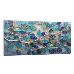 Tempered Glass Backsplash Kitchen,Branch or Leave Design,30"x14" | Back Splash Panel Protector, Easy to Clean, Kitchen Wall Decor Tempered Glass Backsplash Kitchen,Branch or Leave Design,30"x14" | Back Splash Panel Protector, Easy to Clean, Kitchen Wall Decor