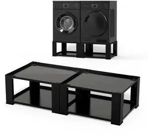 Washer and Dryer Pedestals Set of 2- Fit 27 and 28 Inch, Laundry Pedestal for Washer and Dryer, Alloy Steel Washing Machine Stand Raiser, Washer and Dryer Stand 15.75'' Height Black Washer and Dryer Pedestals Set of 2- Fit 27 and 28 Inch, Laundry Pedestal for Washer and Dryer, Alloy Steel Washing Machine Stand Raiser, Washer and Dryer Stand 15.75'' Height Black