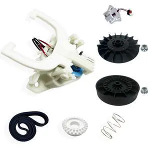 Upgraded WH03X30517 WH03X32218 WH03X32097 Shift Actuator Kit | Includes Motor Pulley & Transmission Pulley & Wh03X32158 Speed Sensor & WH05X24185 Machine Clutch Fits for GE Hotpoint Washer Upgraded WH03X30517 WH03X32218 WH03X32097 Shift Actuator Kit | Includes Motor Pulley & Transmission Pulley & Wh03X32158 Speed Sensor & WH05X24185 Machine Clutch Fits for GE Hotpoint Washer