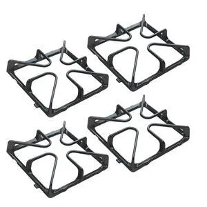 WB31K10034 Burner Grate Replacement for GE Burner Grate Stove Parts General Electric Gas Range Stove Top Surface Grate, Cast Iron Rack, 4 Pack WB31K10034 Burner Grate Replacement for GE Burner Grate Stove Parts General Electric Gas Range Stove Top Surface Grate, Cast Iron Rack, 4 Pack